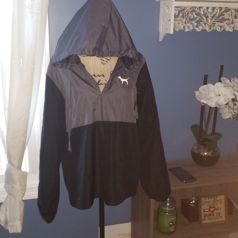 Adirondack Victoria's secret pink rain jacket